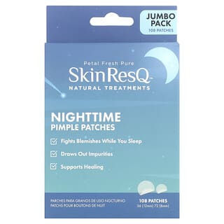 Petal Fresh, SkinResQ™, Patchs de nuit contre les boutons, 108 patchs