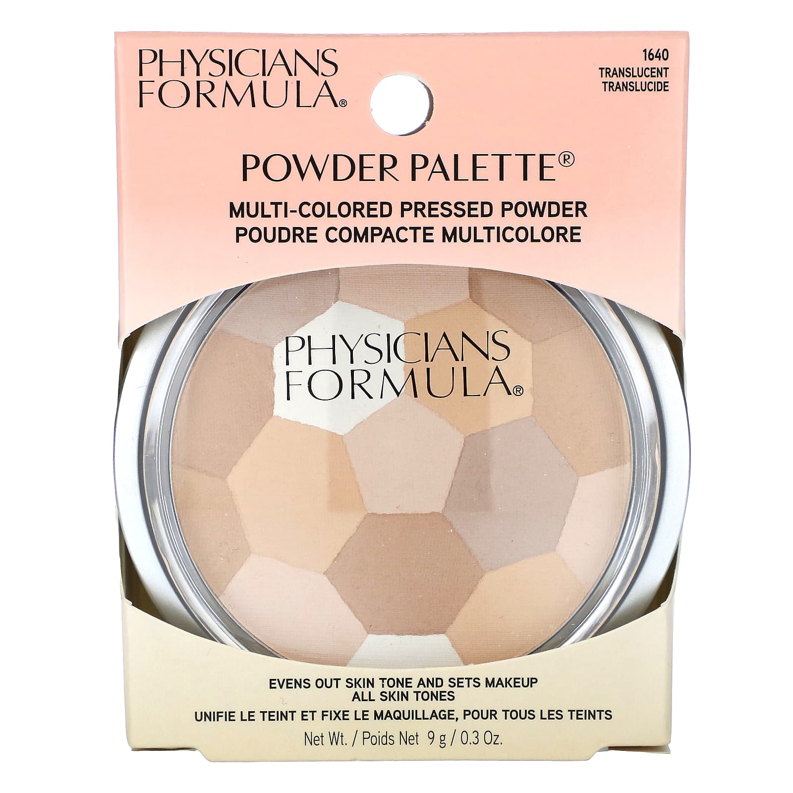 Physicians Formula Powder Palette Multi Colored Pressed Powder 1640 Translucent 03 Oz 9 G