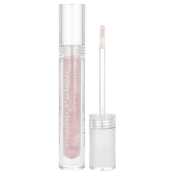 Physicians Formula, Plump Potion, Needle-Free Lip Plumping Cocktail, Lipgloss mit Lippen auffüllendem Cocktail ganz ohne Nadel, „Pink Crystal Potion 2214“, 3 g (0,1 oz.)