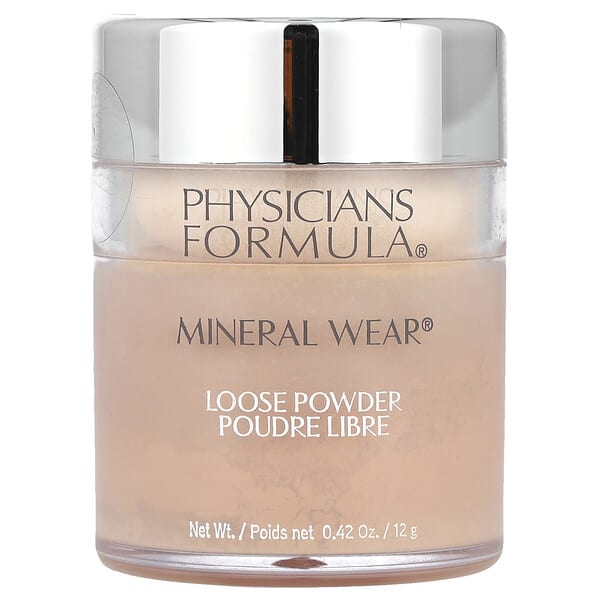 Physicians Formula, Mineral Wear, 루스 파우더, SPF 16, PF 10950 미디엄 베이지, 12g(0.42oz)