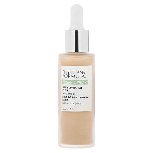 Physicians Formula, Organic Wear, Silk Foundation Elixir with Jojoba