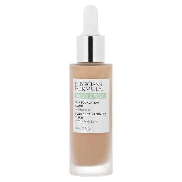Physicians Formula, Organic Wear, Silk Foundation Elixir with Jojoba