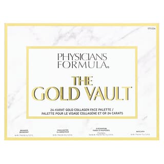 فيزيشنز فورميلا، إنك.‏, The Gold Vault ، لوحة ألوان الذهب بكولاجين 24 قيراطًا ، لوحة ألوان واحدة