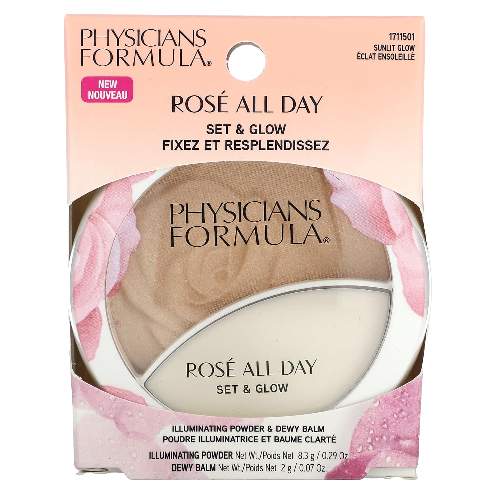 Physicians Formula, Rosé All Day, Set & Glow, Illuminating Powder ...