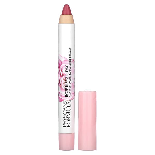 Physicians Formula, Rosé Kiss All Day, Glossy Lip Color, 1711503 Blind Date, 0.15 oz (4.3 g)