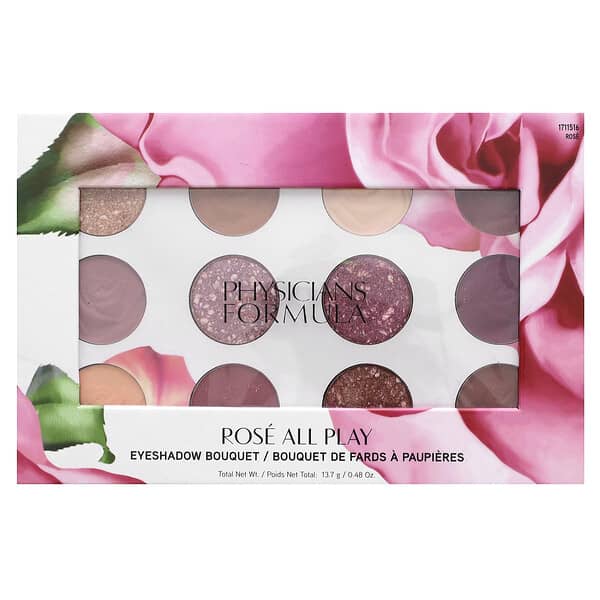 Physicians Formula, Rosé All Play, Букет сенки за очи, 1711516 Роза, 0,48 унции (13,7 g)