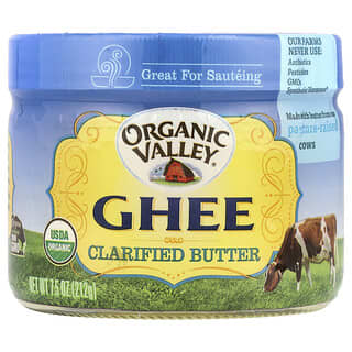 Organic Valley, Beurre clarifié Ghee, 212 g (7,5 oz)