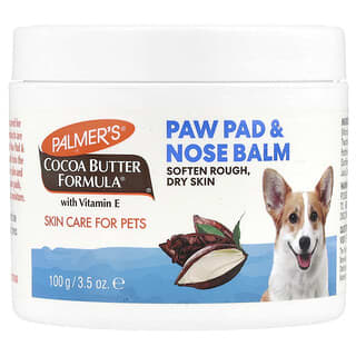 Palmer's for Pets, Coconut Butter Formula® with Vitamin E, Paw Pad & Nose Balm, For Pets, Fragrance Free, 3.5 oz (100 g)