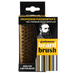 Professor Fuzzworthy's, Gentlemans Beard Brush, 100% Premium Boar Bristles, 1 Count (Discontinued Item) 