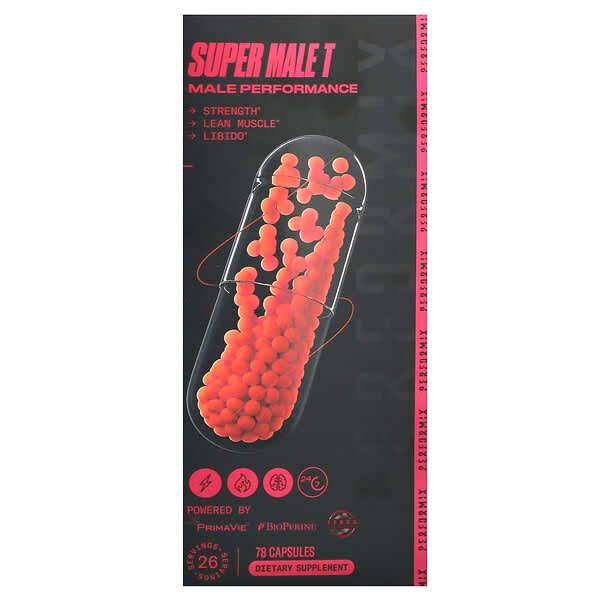 Performix, Super Male T，男性表現，78 粒膠囊