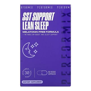 Performix, SST zur Unterstützung des mageren Schlafs, 60 pflanzliche Kapseln