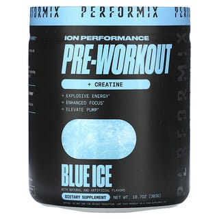 Performix, Ion Performance Pré-treino + Creatina, Blue Ice, 303 g (10,7 oz)