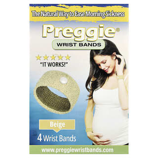 Preggie （プレギー）, リストバンド、ベージュ、4本
