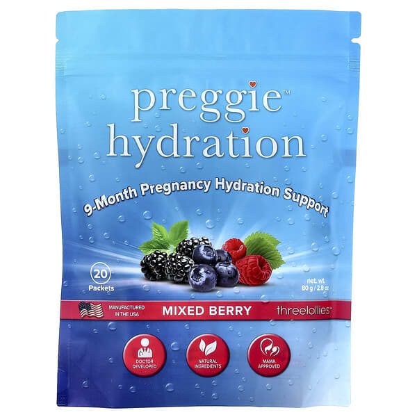 Hydration, Mixed Berry, 20 Packets, 0.14 oz (4 g) Each