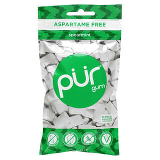 The PUR Company, Chewing Gum, Spearmint, 55 Pieces, 2.72 oz (77 g)