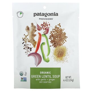 Patagonia Provisions, Organic Green Lentil Soup, With Garlic + Ginger, 4.4 oz (124 g)