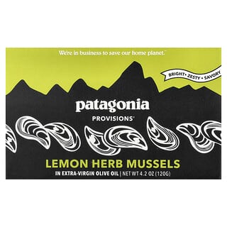 Patagonia Provisions‏, מולים ועשבי לימון בשמן זית כתית אורגני + ציר, 120 גרם (4.2 אונקיות)