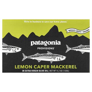 Patagonia Provisions, Lemon Caper Mackerel, 4.2 oz (120 g)
