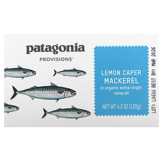 Patagonia Provisions, Lemon Caper Mackerel, 4.2 oz (120 g)