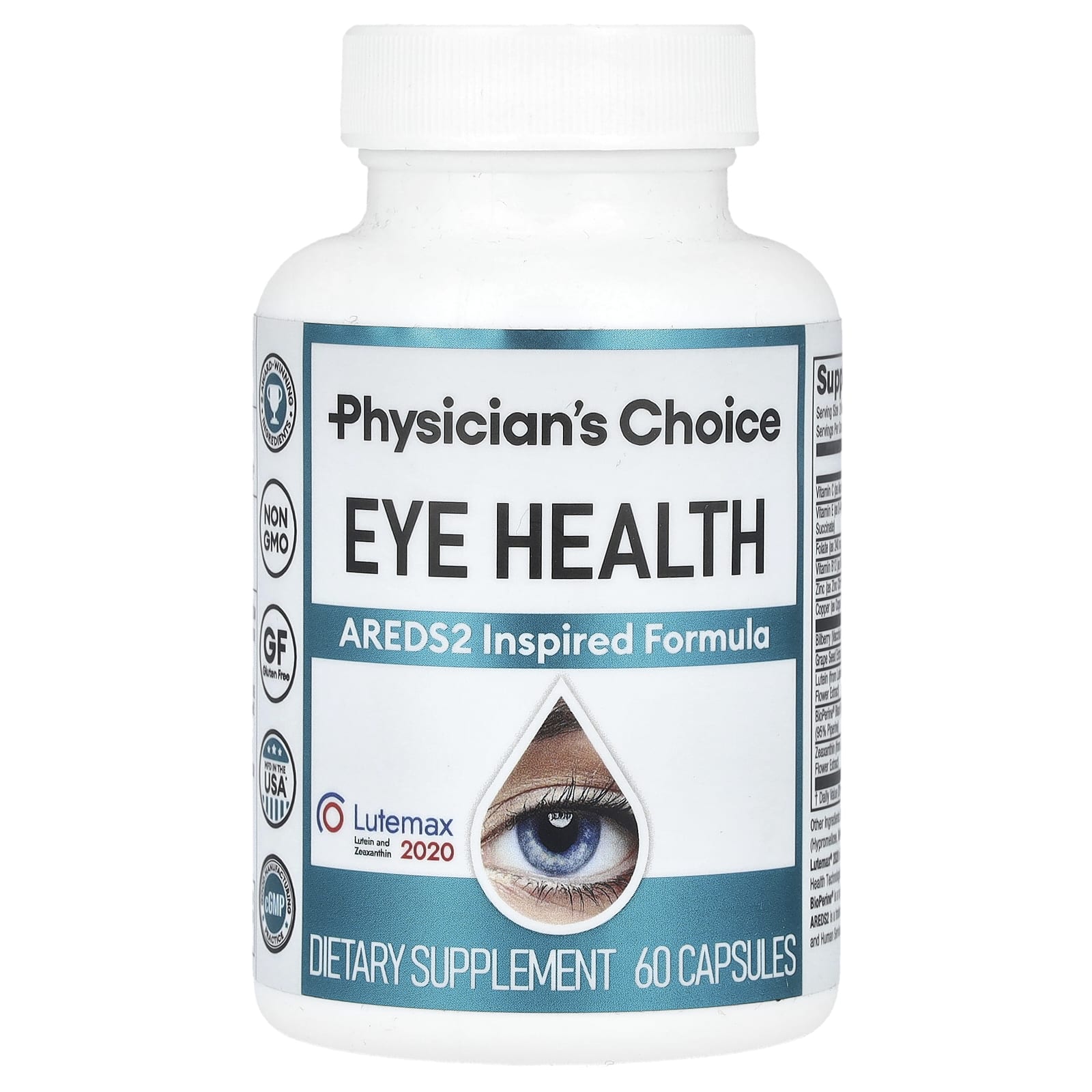 Physician's Choice, Eye Health, Areds2 Inspired Formula, 60 Capsules