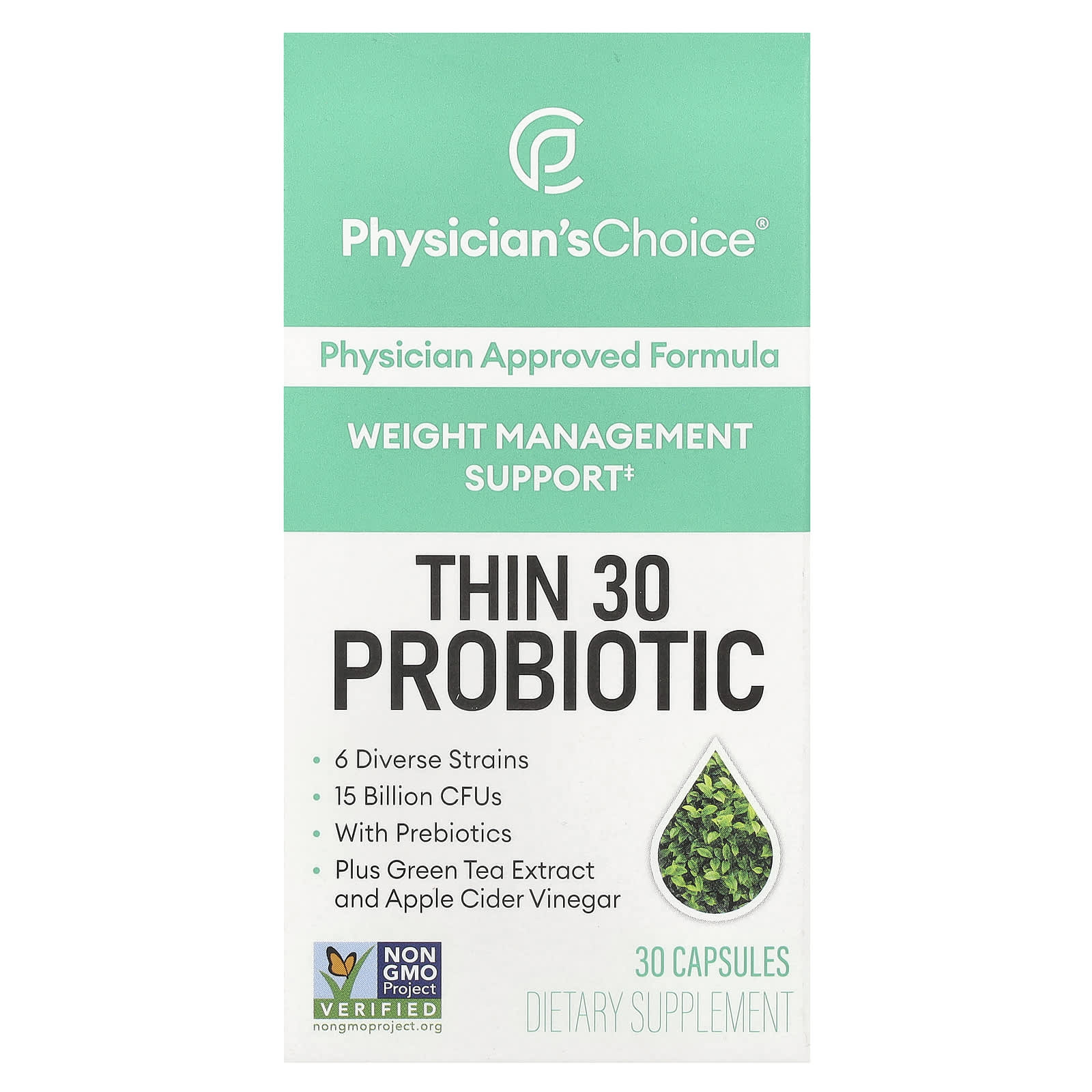Physicians Choice Thin 30 Probiotic Reviews Physician's Choice, Thin 30 Probiotic, 15 Billion CFUs, 30 Capsules