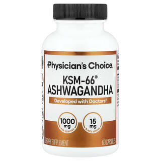 Physician's Choice, KSM-66®, Ashwagandha, 60 Kapsül