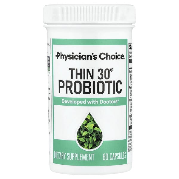 Physician's Choice, Thin 30®, Suplemento probiótico, 60 cápsulas