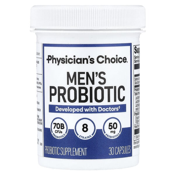Physician's Choice, пробиотик для мужчин, 30 капсул