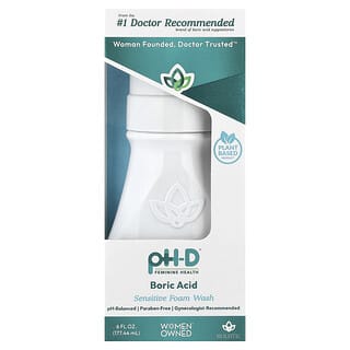 pH-D Feminine Health, Boric Acid, Sensitive Foam Wash, 6 fl oz (177.44 ml)