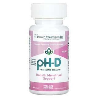 pH-D Feminine Health, 홀리스틱 월경 서포트, 캡슐 90정