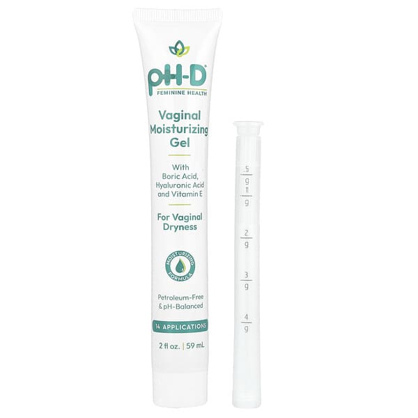 pH-D Feminine Health, Vaginal fuktgivande gel, 2 fl oz (59 ml)