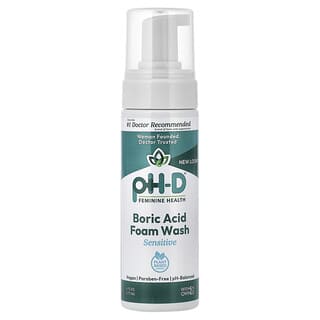 pH-D Feminine Health, Boric Acid Foam Wash, Sensitive, 6 fl oz (177 ml)