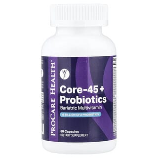 ProCare Health, Core-45+ Probiotics, Bariatric Multivitamin, 60 Capsules