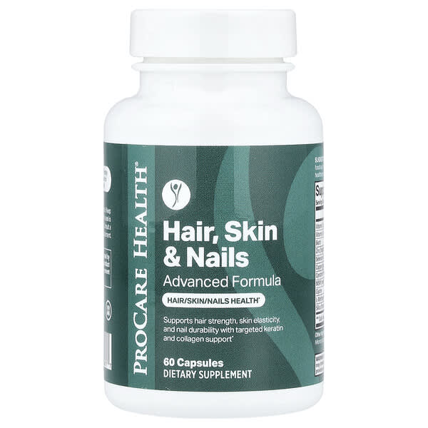 ProCare Health, 모발, 피부 및 손발톱, 캡슐 60정