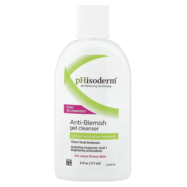 pHisoderm, 항염증 클렌징젤, 177ml(6fl oz)