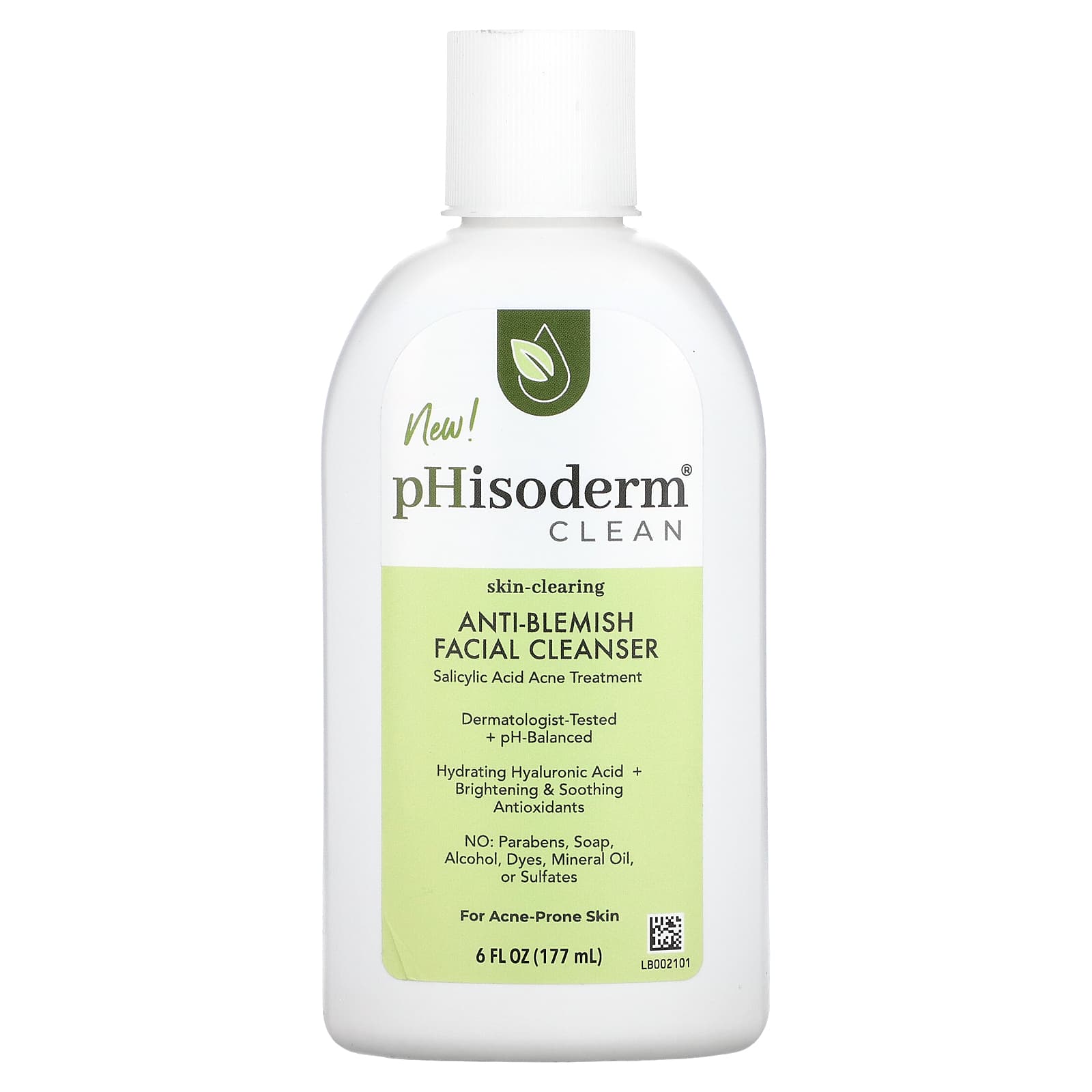 pHisoderm, Clean, AntiBlemish Facial Cleanser, For Acne Prone Skin, 6