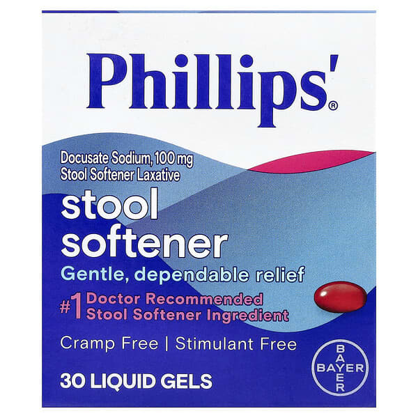 Phillip's, Adoucisseur de selles, 30 gels liquides