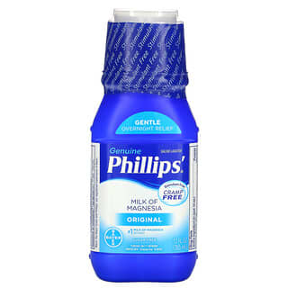 Phillip's, Leche de magnesia auténtica, laxante de tipo salino, original, 12 fl oz (355 ml)