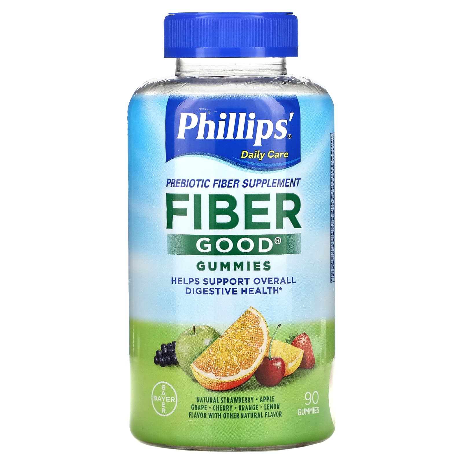 Phillip's, Fiber Good® Gummies, Assorted Flavors, 90 Gummies