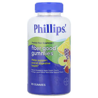 Phillip's, Fiber Good® Gummies, verschiedene Geschmacksrichtungen, 90 Fruchtgummis