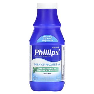 Phillip's‏, חלב מגנזיה, מנטה טרייה, 355 מ"ל (12 אונקיות נוזל)