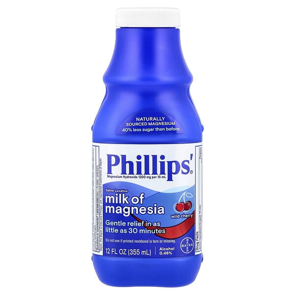 Phillip's, 마그네슘 오브 마그네슘, 야생 체리, 355ml(12fl oz)