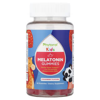 Phytoral, Kids, Melatonin Gummies, Strawberry, 60 Gummies