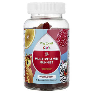 Phytoral, Kids, Multivitamin Gummies, Cherry, Strawberry & Orange, 90 Gummies