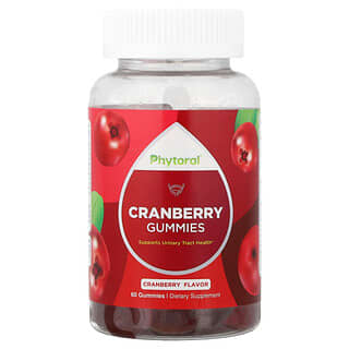 Phytoral, Cranberry Gummies, Cranberry, 60 Gummies (250 mg per Gummy)