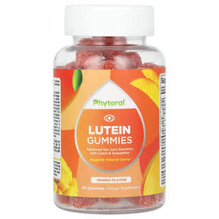 Phytoral, жевательные таблетки с лютеином, со вкусом манго, 60 жевательных таблеток