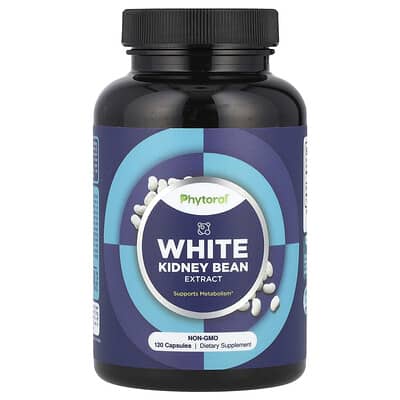 Phytoral, White Kidney Bean Extract, 1200 mg, 120 Capsules (600 mg per capsule)