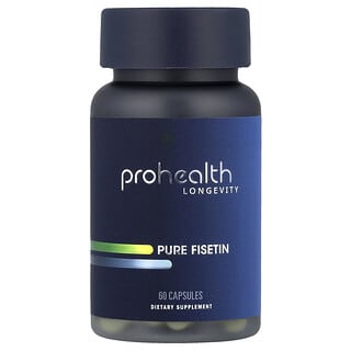 ProHealth Longevity, Fisetina pura, 60 cápsulas (250 mg por cápsula)