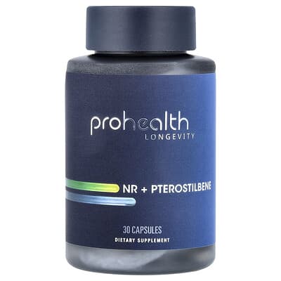 ProHealth Longevity, NR + Pterostilbene, 30 Capsules
