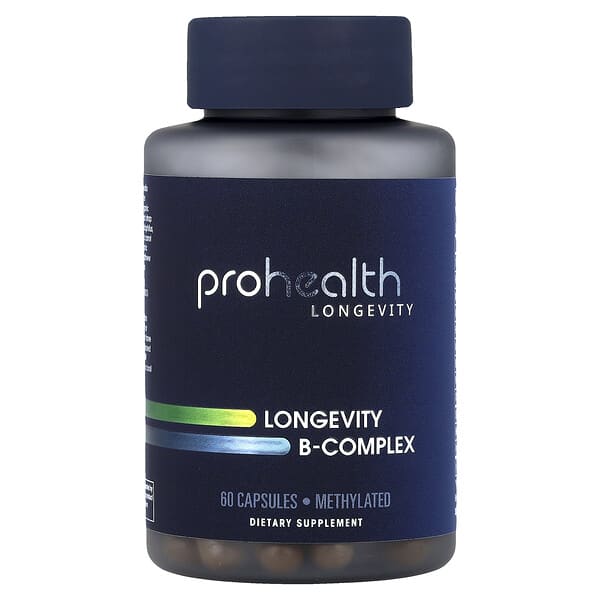 Longevity B-Complex, 60 Capsules